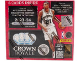 2023/24 Panini Crown Royale Basketball International Hobby Box - EJ Cards