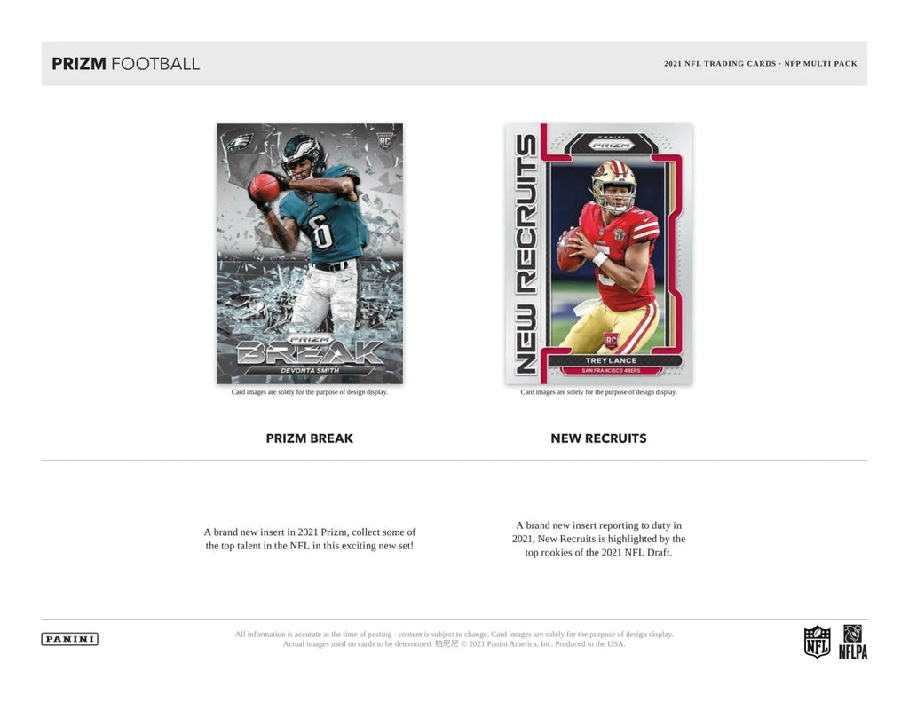 2021 Panini Prizm Football Multi-Pack 20 Box Case