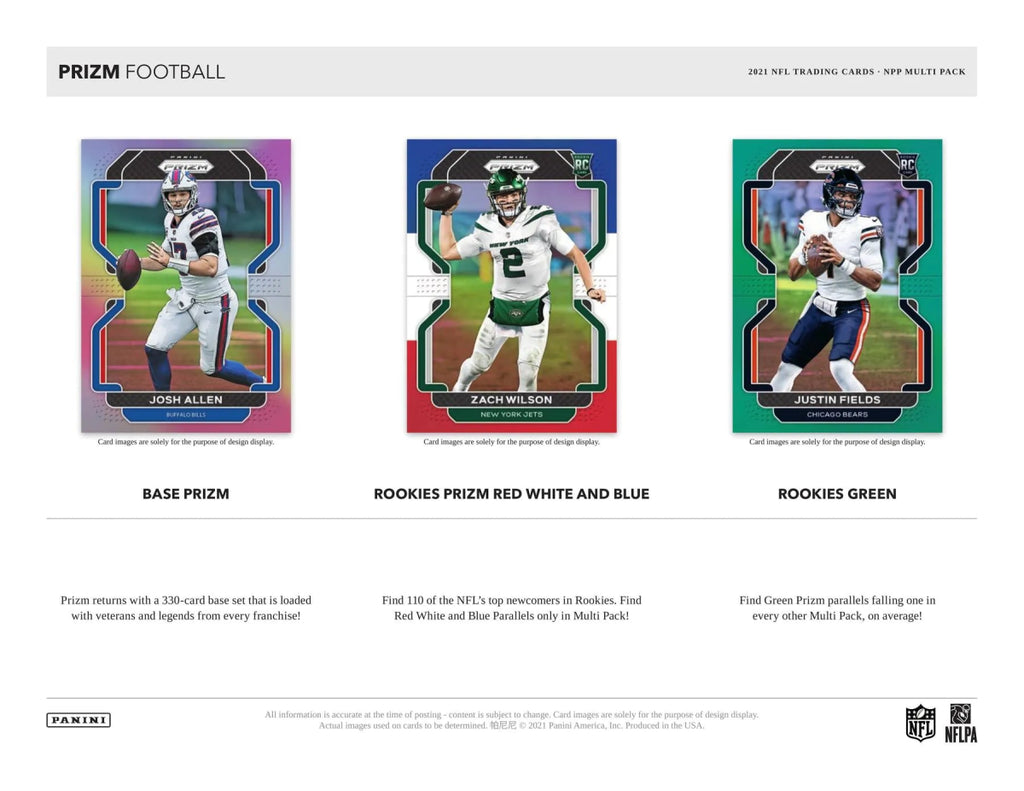 2021 Panini Prizm Football Multi-Pack Box