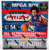 2021/22 Panini Prizm Basketball Mega Box (Pink Ice Prizms!) - EJ Cards